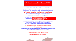 Desktop Screenshot of custommarinefueltanks.com